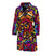 Kaleidoscope Pattern Print Design 01 Men Bathrobe-JORJUNE.COM