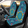 Kaleidoscope Pattern Print Design 04 Car Seat Covers (Set of 2)-JORJUNE.COM