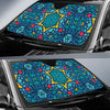 Kaleidoscope Pattern Print Design 04 Car Sun Shades-JORJUNE.COM