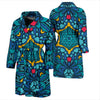 Kaleidoscope Pattern Print Design 04 Men Bathrobe-JORJUNE.COM