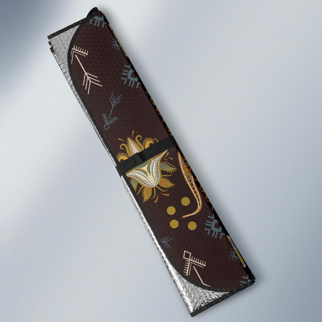 Kangaroos Pattern Print Design 03 Car Sun Shades-JORJUNE.COM