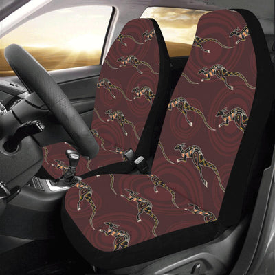 Kangaroos Pattern Print Design 05 Car Seat Covers (Set of 2)-JORJUNE.COM