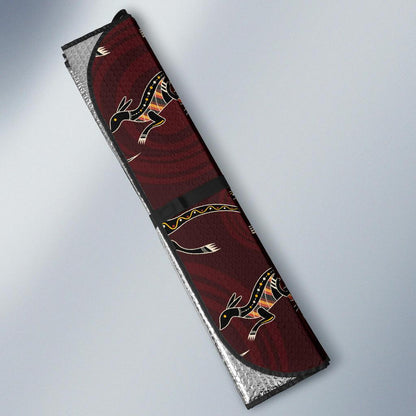 Kangaroos Pattern Print Design 05 Car Sun Shades-JORJUNE.COM