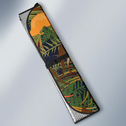 Kangaroos Pattern Print Design 07 Car Sun Shades-JORJUNE.COM