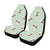 Karate Pattern Print Design 02 Car Seat Covers (Set of 2)-JORJUNE.COM