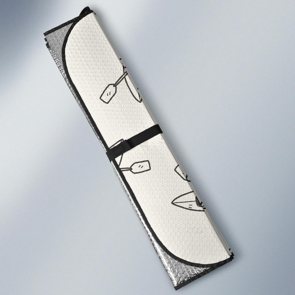 Kayak Pattern Print Design 01 Car Sun Shades-JORJUNE.COM