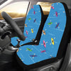 Kayak Pattern Print Design 03 Car Seat Covers (Set of 2)-JORJUNE.COM