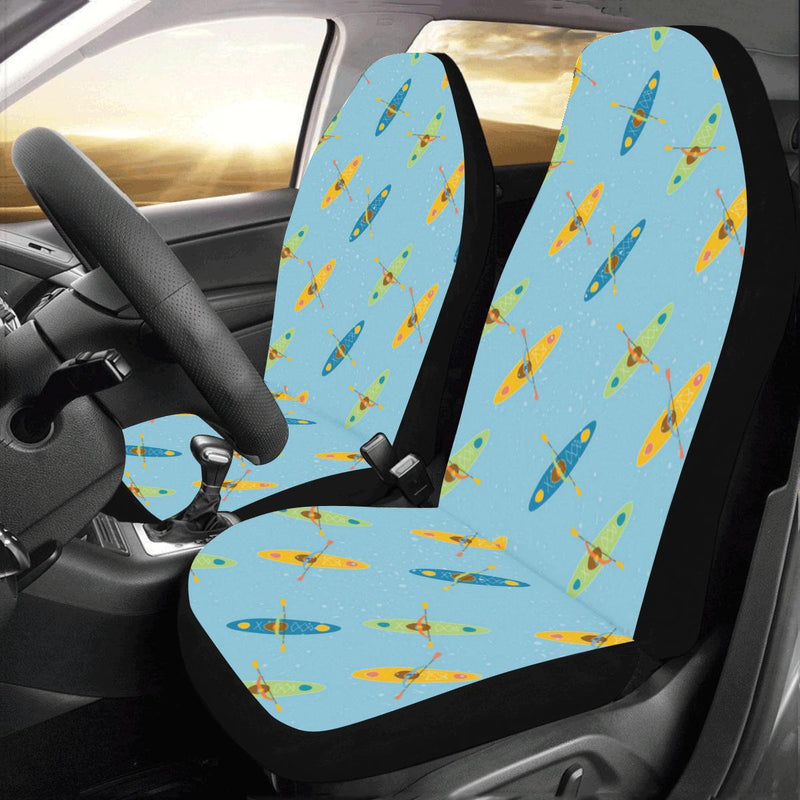 Kayak Pattern Print Design 04 Car Seat Covers (Set of 2)-JORJUNE.COM