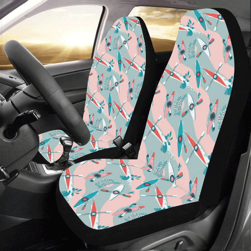 Kayak Pattern Print Design 05 Car Seat Covers (Set of 2)-JORJUNE.COM