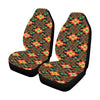 Kente Pattern Print Design 01 Car Seat Covers (Set of 2)-JORJUNE.COM