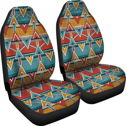 Kente Print African Design Themed Universal Fit Car Seat Covers