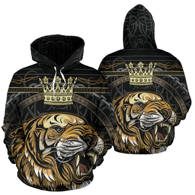 King Tiger All Over Print Hoodie