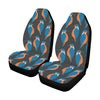 Kingfisher Pattern Print Design 03 Car Seat Covers (Set of 2)-JORJUNE.COM