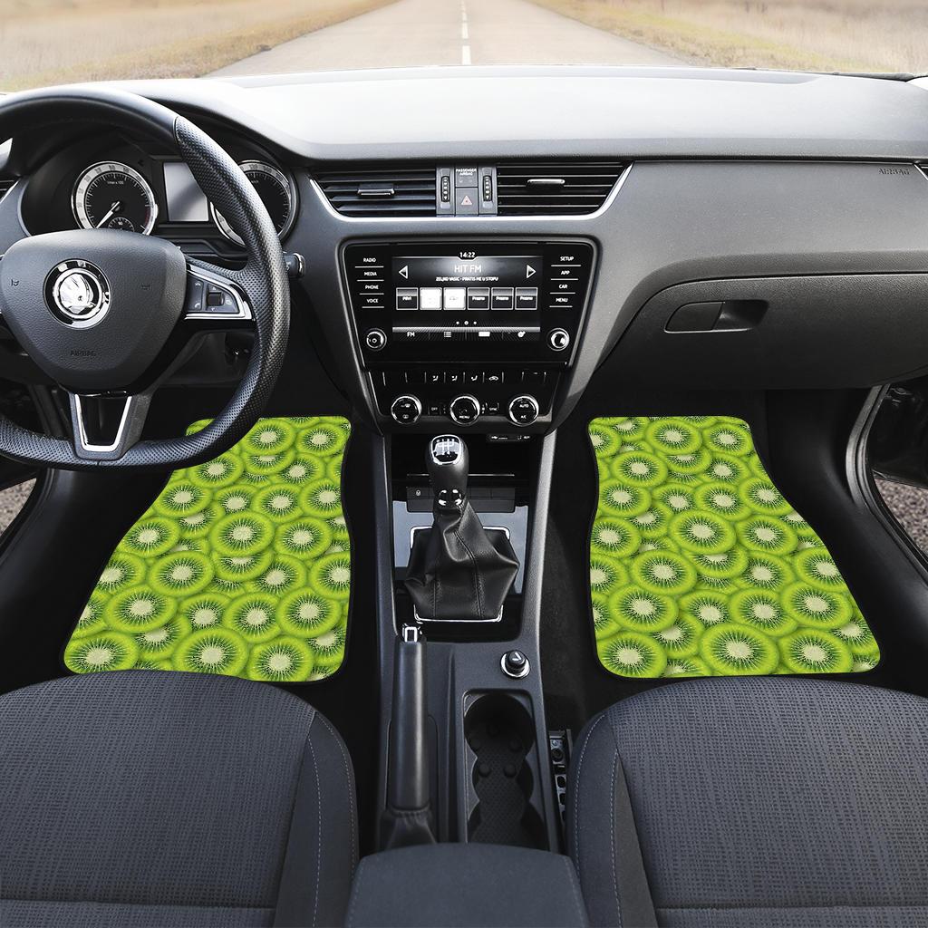 Kiwi Pattern Print Design KW01 Car Floor Mats-JorJune