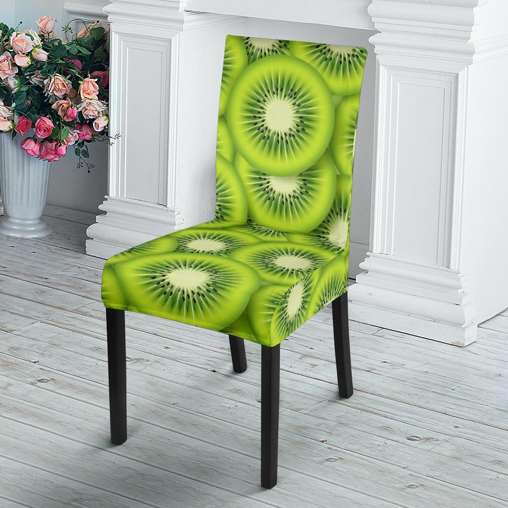 Kiwi Pattern Print Design KW01 Dining Chair Slipcover-JORJUNE.COM