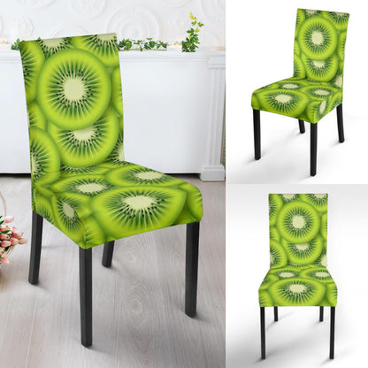 Kiwi Pattern Print Design KW01 Dining Chair Slipcover-JORJUNE.COM
