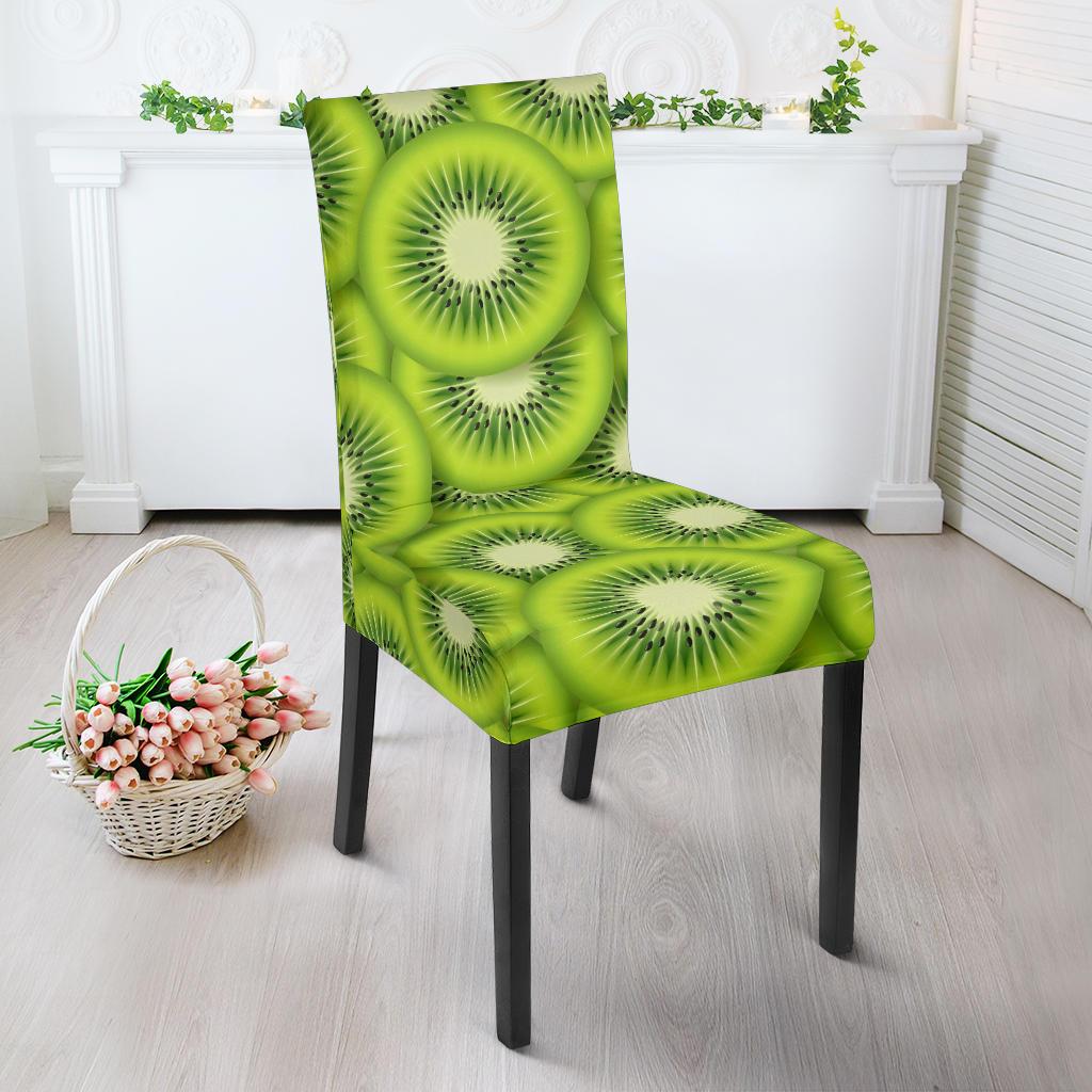 Kiwi Pattern Print Design KW01 Dining Chair Slipcover-JORJUNE.COM