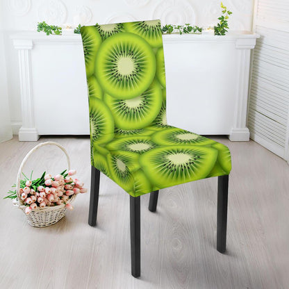 Kiwi Pattern Print Design KW01 Dining Chair Slipcover-JORJUNE.COM