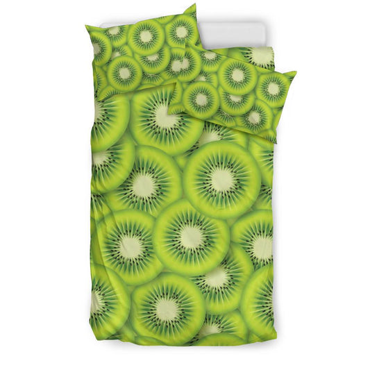 Kiwi Pattern Print Design KW01 Duvet Cover Bedding Set-JORJUNE.COM