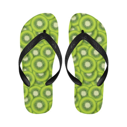 Kiwi Pattern Print Design KW01 Flip Flops-JorJune