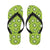 Kiwi Pattern Print Design KW01 Flip Flops-JorJune