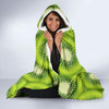 Kiwi Pattern Print Design KW01 Hooded Blanket-JORJUNE.COM