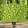 Kiwi Pattern Print Design KW01 Hooded Blanket-JORJUNE.COM