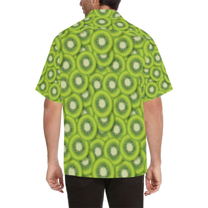 Kiwi Pattern Print Design KW01 Men Hawaiian Shirt-JorJune
