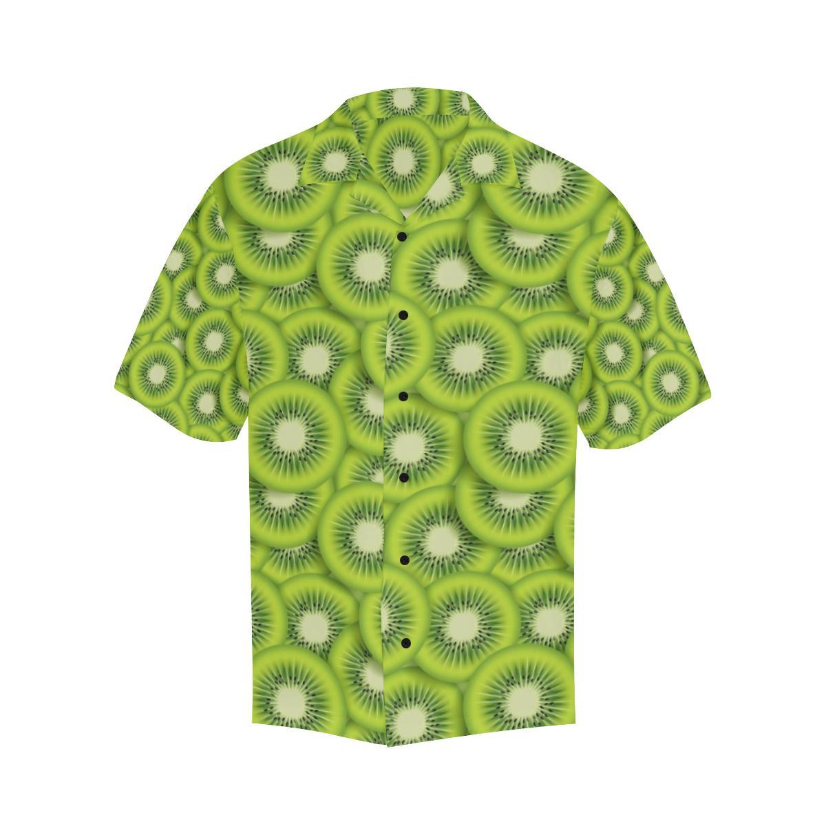 Kiwi Pattern Print Design KW01 Men Hawaiian Shirt-JorJune