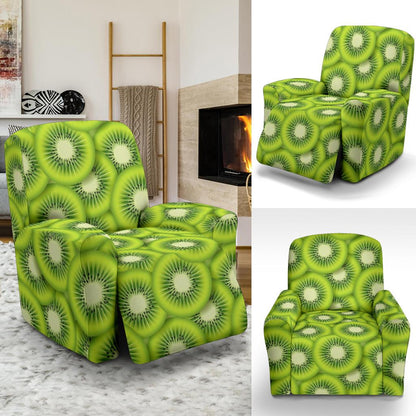 Kiwi Pattern Print Design KW01 Recliner Slipcover-JORJUNE.COM