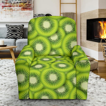 Kiwi Pattern Print Design KW01 Recliner Slipcover-JORJUNE.COM