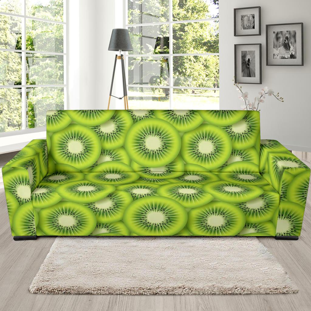 Kiwi Pattern Print Design KW01 Sofa Slipcover-JORJUNE.COM