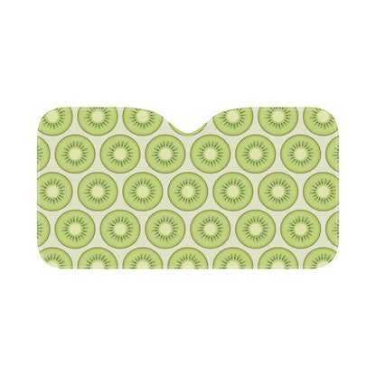 Kiwi Pattern Print Design KW02 Car Sun Shade-JorJune