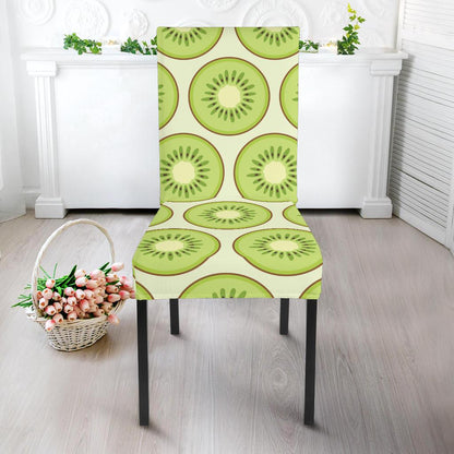 Kiwi Pattern Print Design KW02 Dining Chair Slipcover-JORJUNE.COM