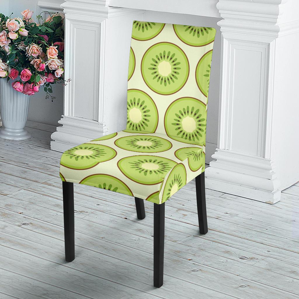 Kiwi Pattern Print Design KW02 Dining Chair Slipcover-JORJUNE.COM