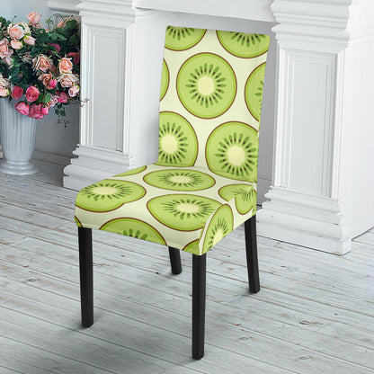 Kiwi Pattern Print Design KW02 Dining Chair Slipcover-JORJUNE.COM