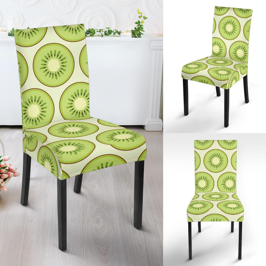 Kiwi Pattern Print Design KW02 Dining Chair Slipcover-JORJUNE.COM