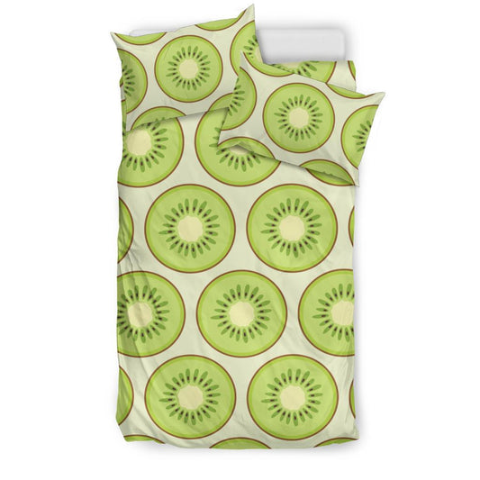 Kiwi Pattern Print Design KW02 Duvet Cover Bedding Set-JORJUNE.COM