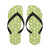 Kiwi Pattern Print Design KW02 Flip Flops-JorJune