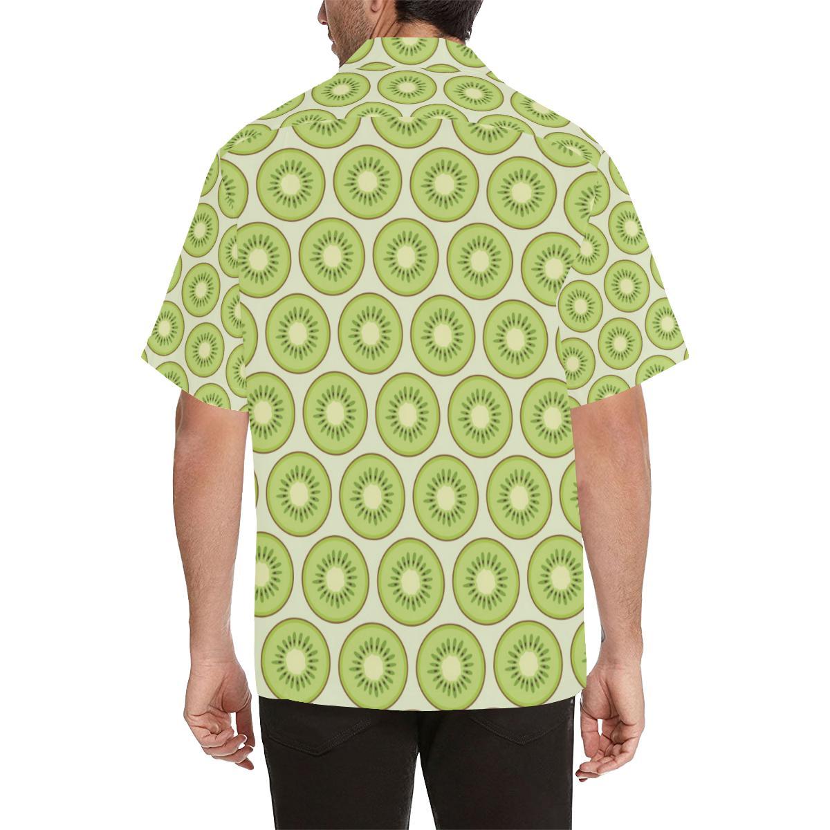 Kiwi Pattern Print Design KW02 Men Hawaiian Shirt-JorJune