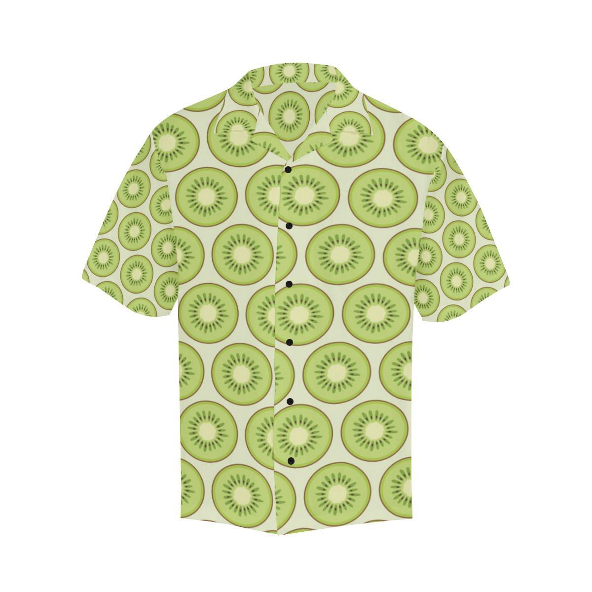 Kiwi Pattern Print Design KW02 Men Hawaiian Shirt-JorJune