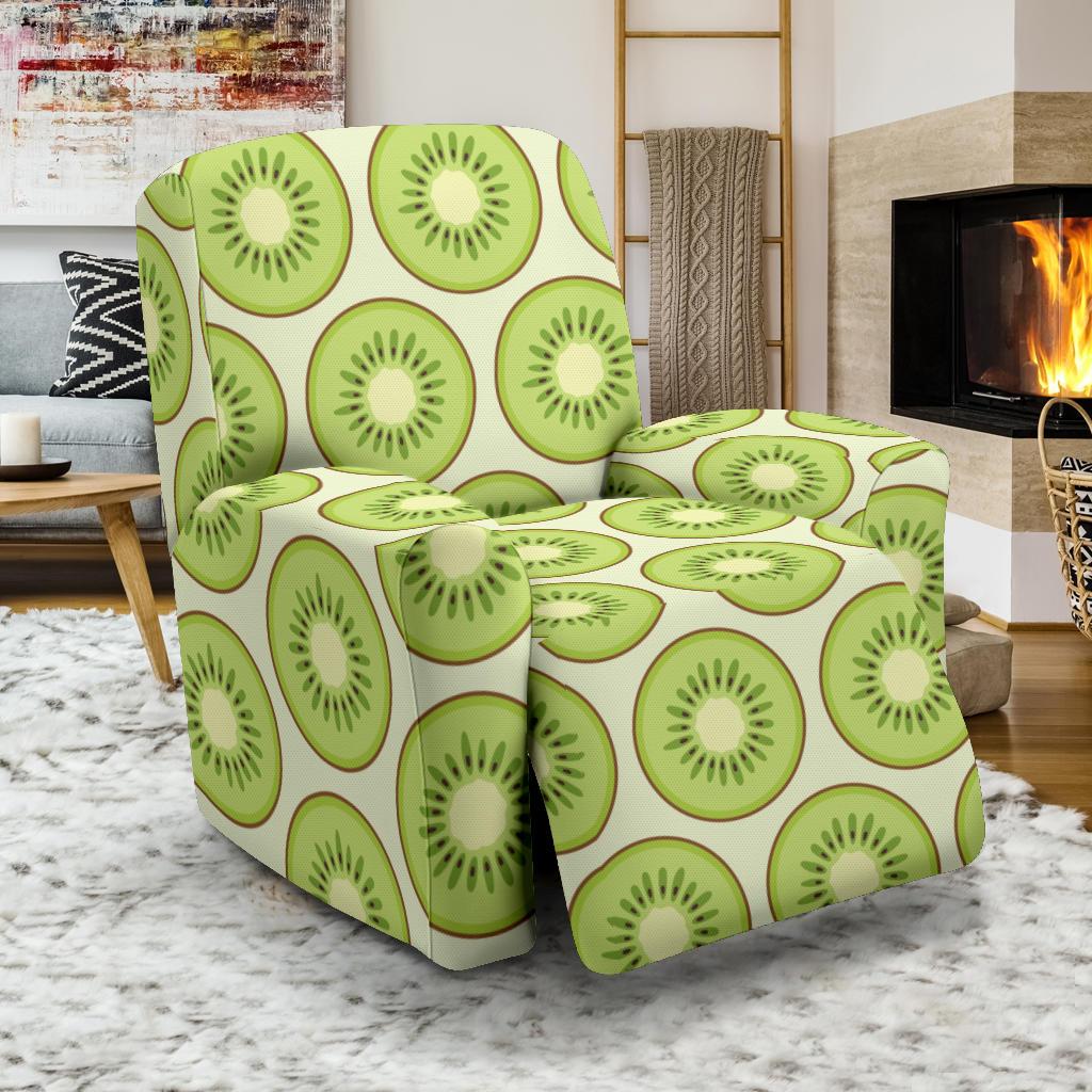 Kiwi Pattern Print Design KW02 Recliner Slipcover-JORJUNE.COM