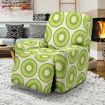 Kiwi Pattern Print Design KW02 Recliner Slipcover-JORJUNE.COM