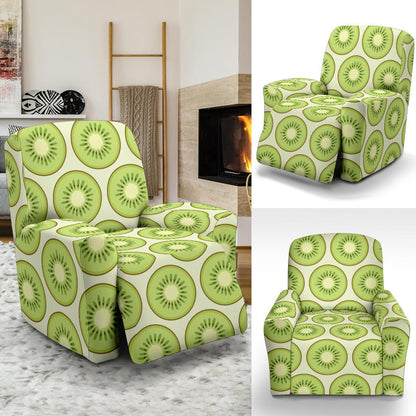 Kiwi Pattern Print Design KW02 Recliner Slipcover-JORJUNE.COM