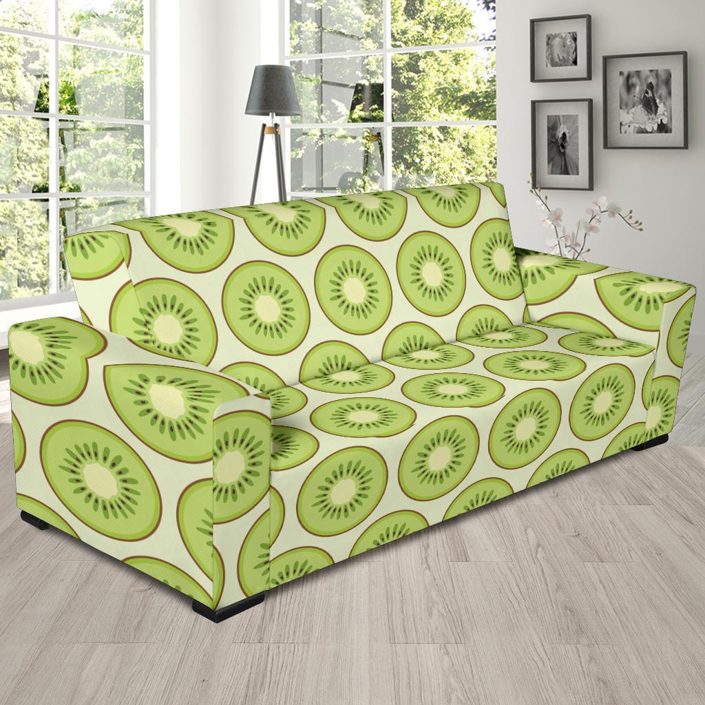 Kiwi Pattern Print Design KW02 Sofa Slipcover-JORJUNE.COM