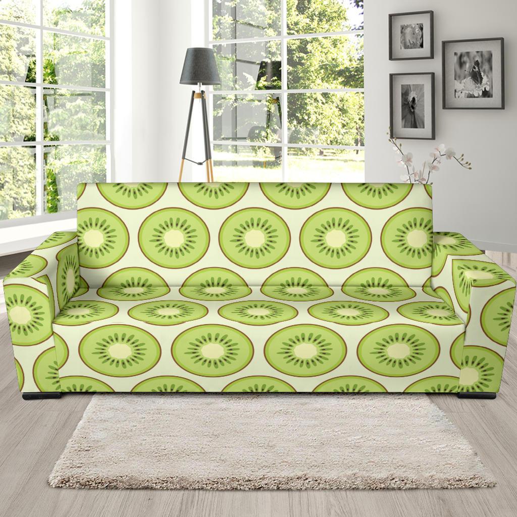 Kiwi Pattern Print Design KW02 Sofa Slipcover-JORJUNE.COM