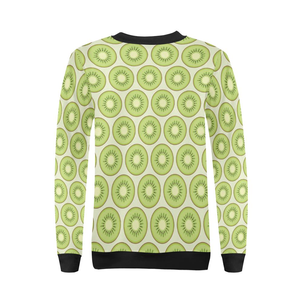 Kiwi Pattern Print Design KW02 Women Long Sleeve Sweatshirt-JorJune