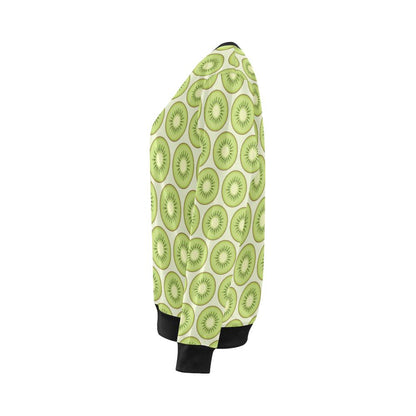 Kiwi Pattern Print Design KW02 Women Long Sleeve Sweatshirt-JorJune