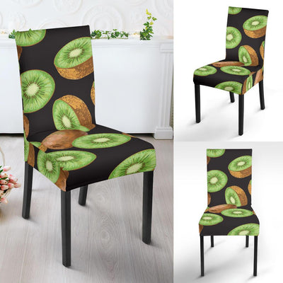Kiwi Pattern Print Design KW03 Dining Chair Slipcover-JORJUNE.COM
