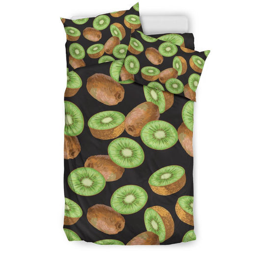 Kiwi Pattern Print Design KW03 Duvet Cover Bedding Set-JORJUNE.COM